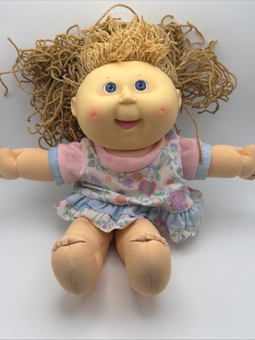 Cabbage Patch Doll Pretty Crimp N' Curl 1991 Blonde 1st Edition